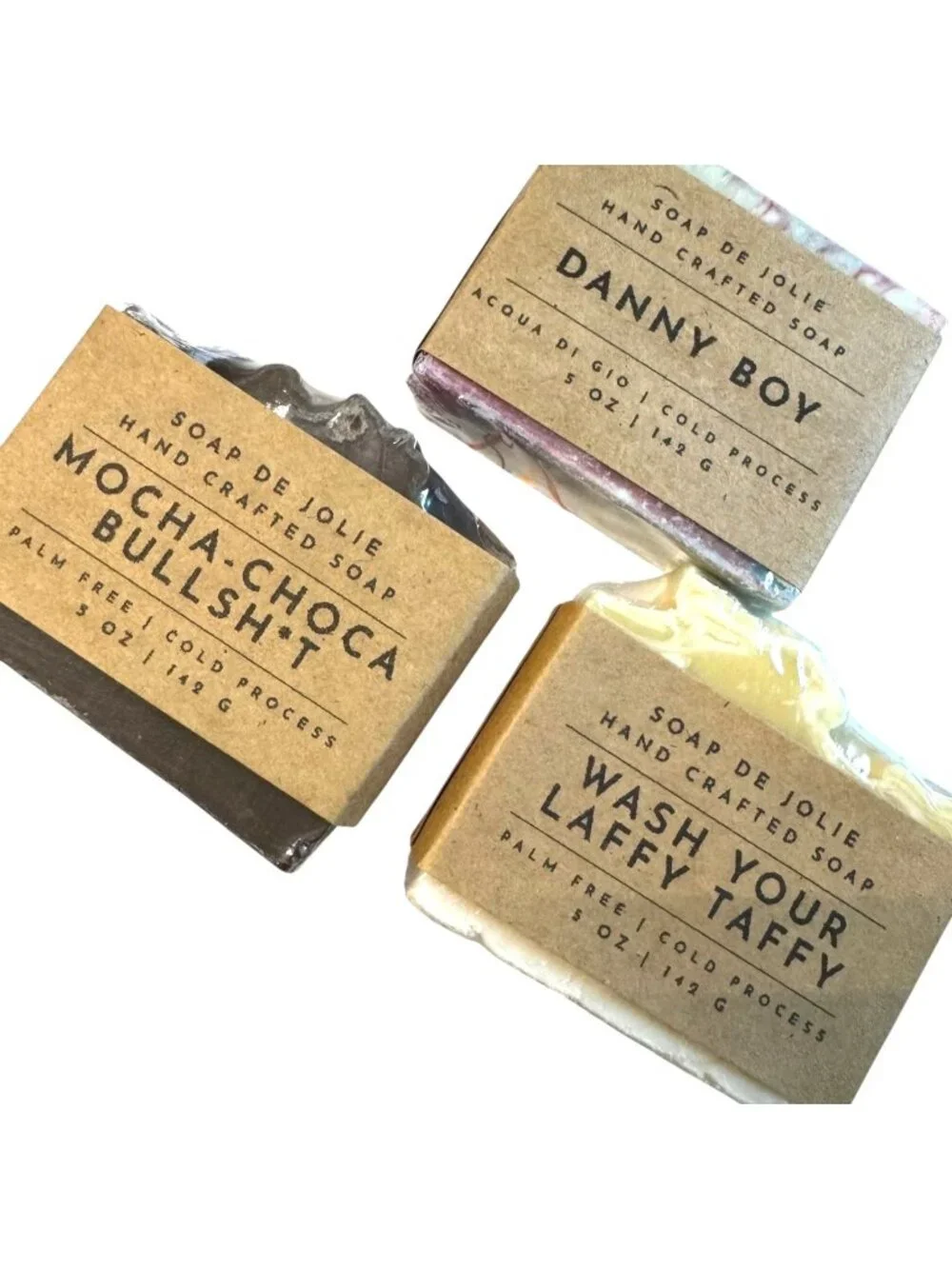 Handcrafted De‎ Jolie Soap Set Of 3 NEW